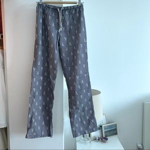 Psycho Bunny pajama pants. Cotton drawstring. Size XS